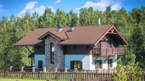 Цементно-песчаная черепица BRAAS Франкфуртская