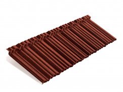 Композитная черепица Metrotile MetroShake II Красный