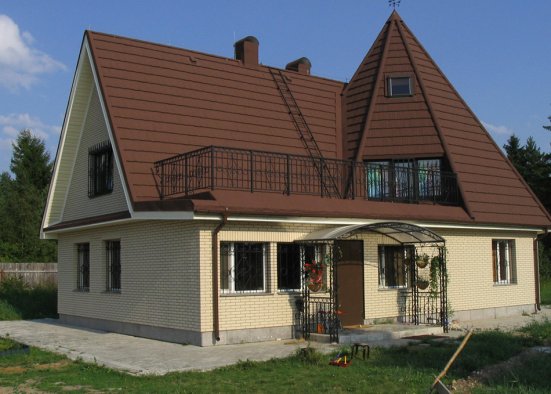 Композитная черепица Metrotile MetroShake II Кофе