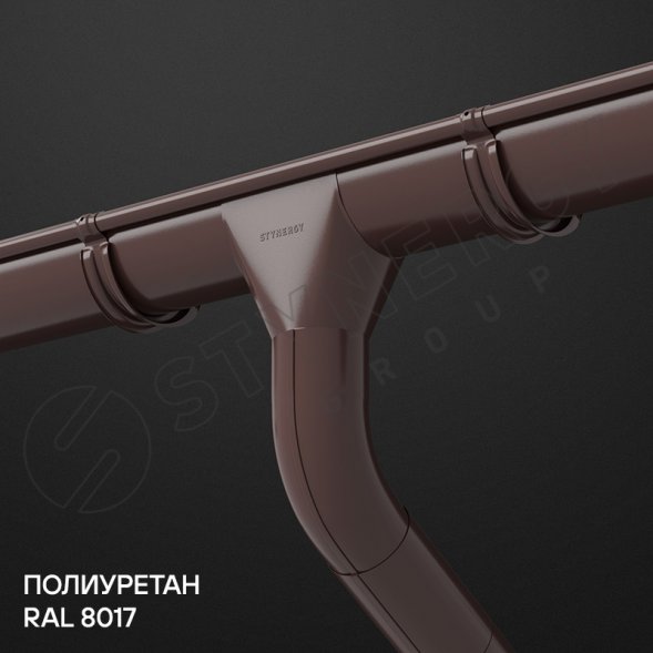 Колено трубы 60 градусов Stynergy Премиум 125/90
