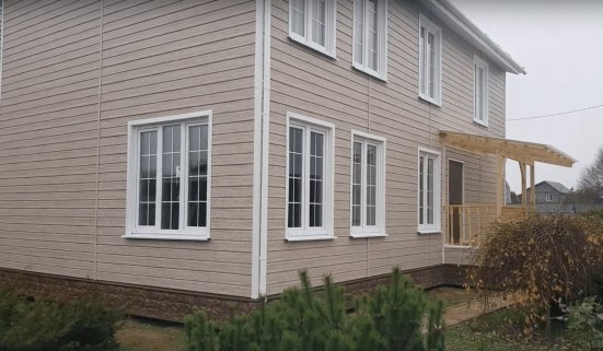 Сайдинг Docke Люкс Профилированный брус Орех