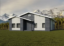 Фиброцементный сайдинг Roofas Board Stone Графит