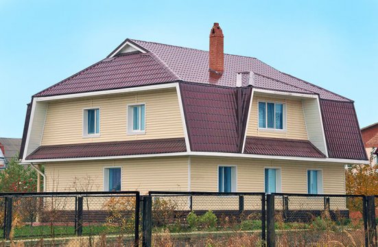 Сайдинг Tecos Ardennes корабельный брус Ваниль