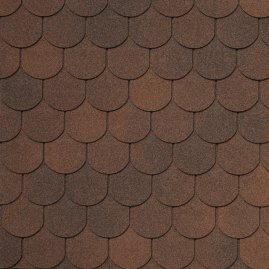 Мягкая кровля Тегола Комфорт Асизи Marrone 434