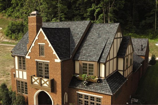 Гибкая черепица Certainteed Grand Manor colonial slate