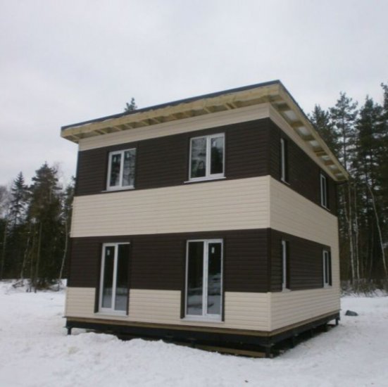 Сайдинг Tecos Ardennes корабельный брус Cлоновая кость