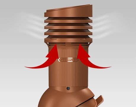 Вентиляционный выход Wirplast WiroVent EVO Е29 (неизолированный)