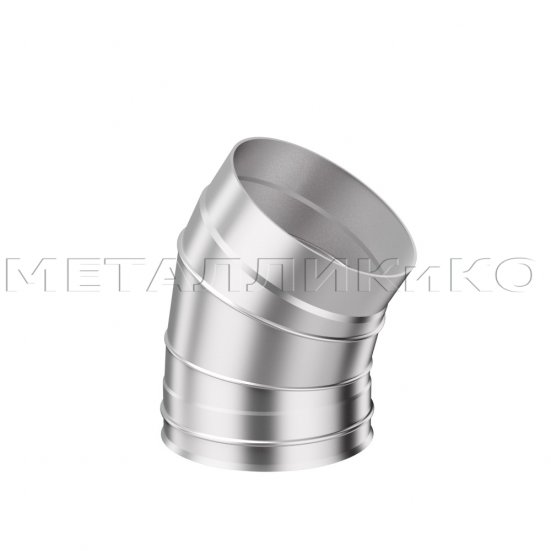Дымоход Flue line Колено 150 град. одноконтурный