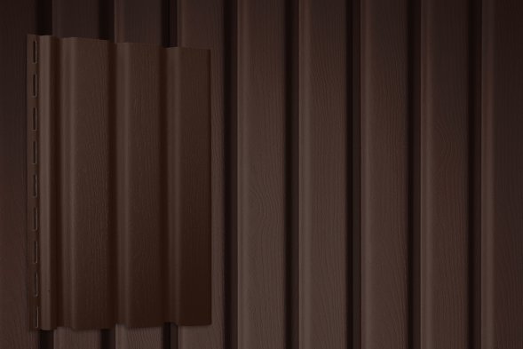 Сайдинг Grand Line Рейка Premium Acryl темный дуб