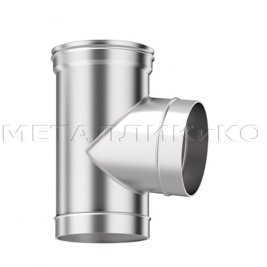Дымоход Flue line Тройник 90 град. одноконтурный