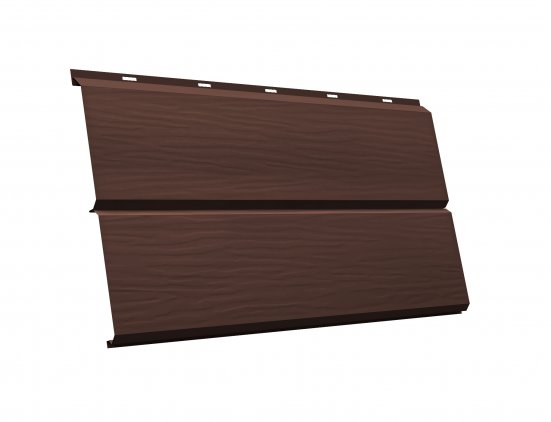 Металлический сайдинг Grand Line ЭкоБрус 3D Velur