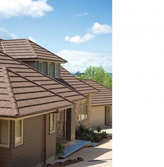 Композитная черепица Metrotile MetroShake II Бургундия