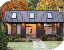 Фальцевые панели AQUACLICK Профиль Бриз Rooftop Кашемир PU