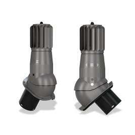 Вентвыход Роторный WiroVent EVO T02-PP неизолированный для готовой гибкой битумной кровли