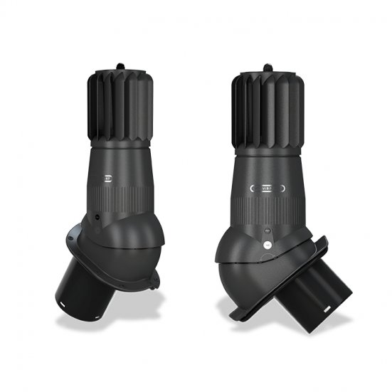Вентвыход Роторный WiroVent EVO T02-PP неизолированный для готовой гибкой битумной кровли