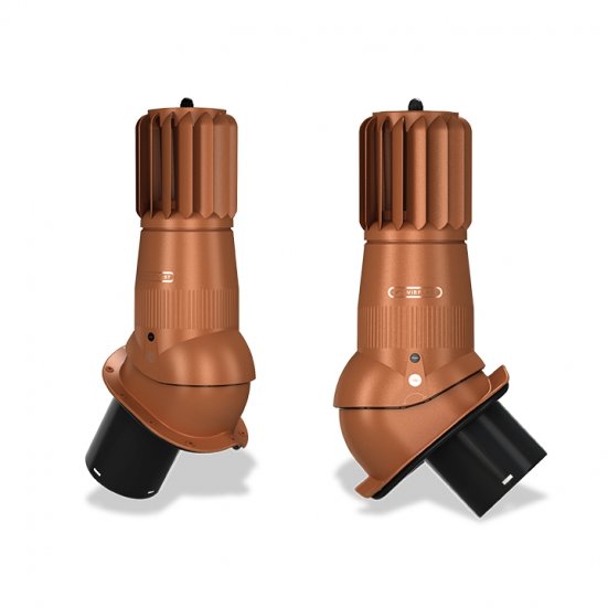 Вентвыход Роторный WiroVent EVO T02-PP неизолированный для готовой гибкой битумной кровли