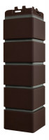 Угол Grand Line клинкерный кирпич Design со швом RAL 7006