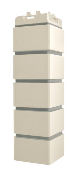 Угол Grand Line клинкерный кирпич Design со швом RAL 7006