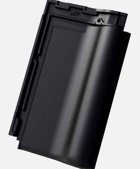 Керамическая черепица Mladost Mediteran PRO Black Matt engobe