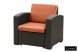 Комплект мебели Rattan Premium 4 венге-оранжевый
