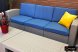 Комплект мебели Rattan Premium 5 серо-синий