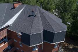 Гибкая черепица Shinglas Ранчо Серый