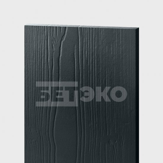 Фиброцементный сайдинг БЕТЭКО Вудстоун Антрацитовый-серый 7016