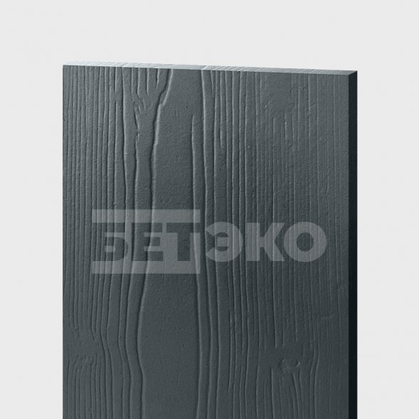 Фиброцементный сайдинг БЕТЭКО Вудстоун Серый графит 7024