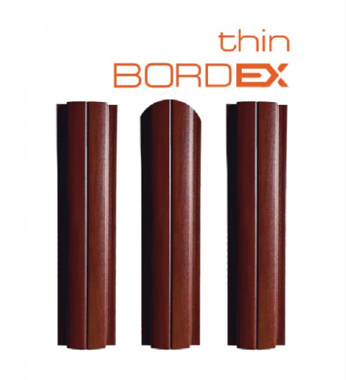 Штакетник SteelX полукруглый Bordex thin KEVAR