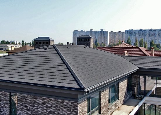 Композитная черепица Metrotile  iShake Серый