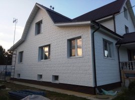 Фасадные панели Текос Натуральный камень Белый
