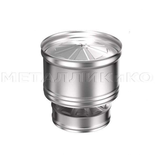 Дымоход Flue line двухконтурный сэндвич оголовок c дефлектором