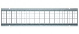 Решетка Steelot стальная ячеистая SteeStart DN200 B125