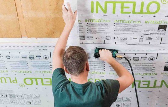 Пароизоляционная мембрана Intello Plus с вариативным Sd