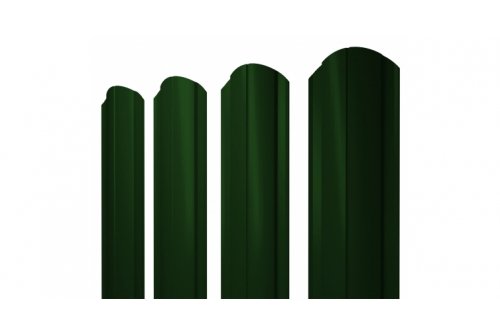 Штакетник Grand Line ​Slim полукруглый Фигурный Полиэстер 0,45 мм