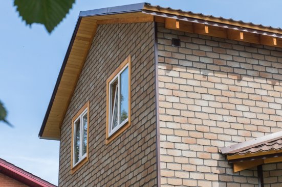 Фасадная плитка Технониколь Hauberk камень Травертин