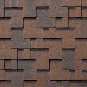 Гибкая черепица Quiet tile Gallery Латунная медь