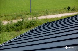 Самозащелкивающаяся кровля ARMO Rooftop Кашемир матовый Zn275
