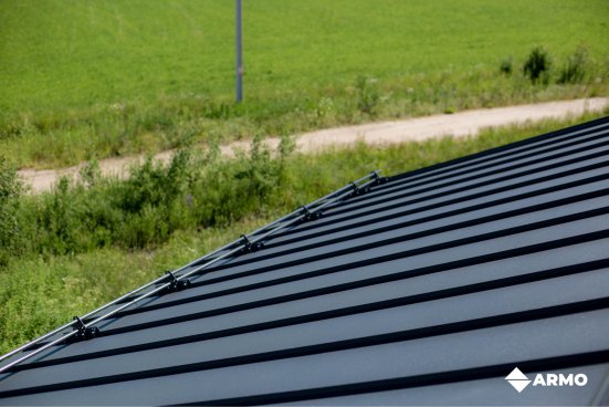 Самозащелкивающаяся кровля ARMO Rooftop Кашемир матовый Zn275