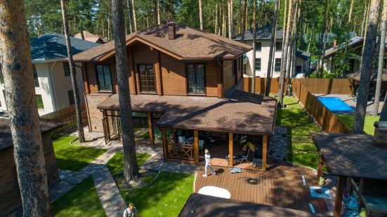 Гибкая черепица Технониколь Shinglas Фокстрот Дуб