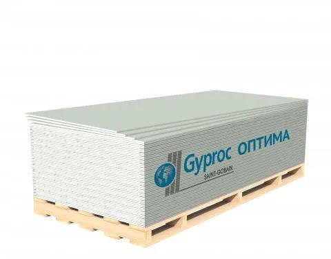 Гипсокартон Gyproc ГКЛ Оптима 1200х12,5 мм