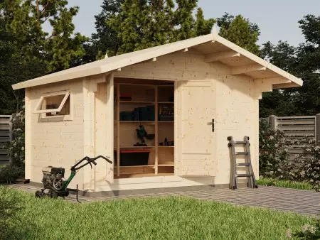 Хозблок 10 Технониколь МАФ из мини бруса