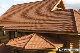Композитная черепица Metrotile MetroBond Терракотовый