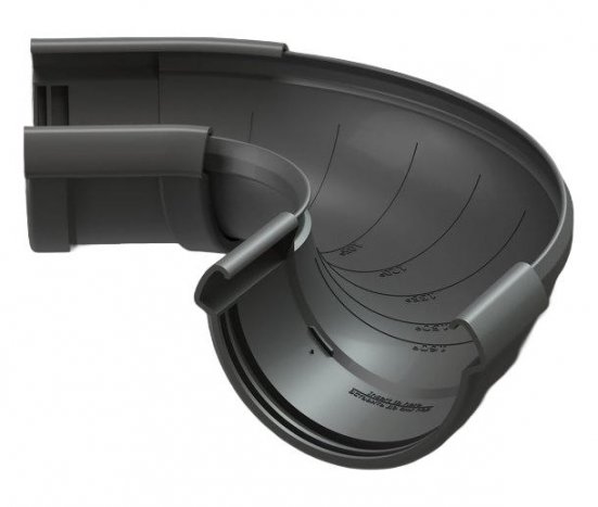 Угол желоба регулируемый водостока Деке Люкс