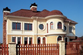 Мягкая кровля Тегола Нордлэнд Нордик Коричневый с отливом