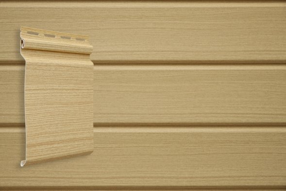 Сайдинг Grand Line Natural-Брус S7 Tundra клен