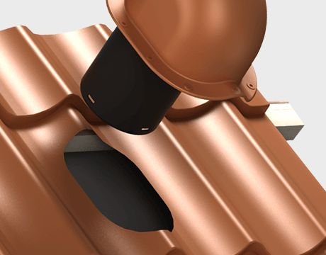 Вентиляционный выход Wirplast WiroVent EVO Е22(изолированный)