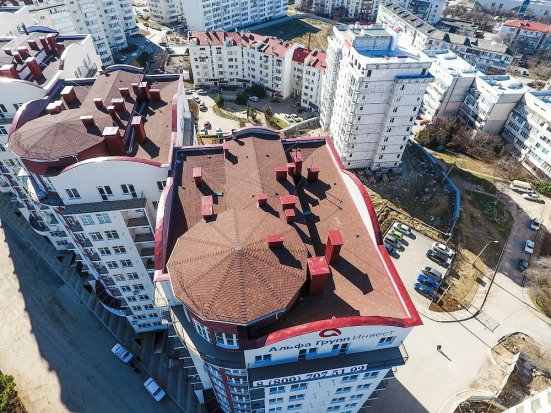 Мягкая кровля Docke Standart Сота Красный