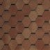 Мягкая кровля Тегола Венето Уника Terracotta 206