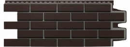 Фасадные панели Grand Line Клинкерный Кирпич Design шоколадный со швом